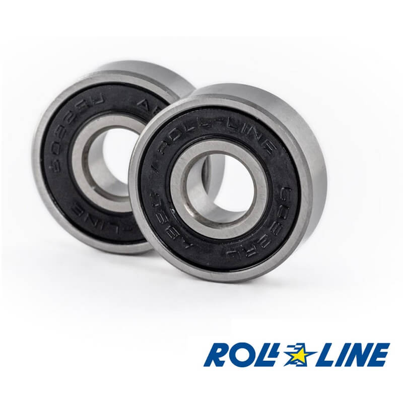 Baleros para patines de 4 ruedas Roll-Line ABEC 7 8mm Carbon de venta en Skate World