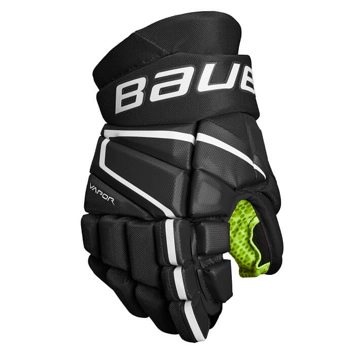 Guantes para hockey Bauer Vapor 3X junior Negro y blanco de venta en Skate World México