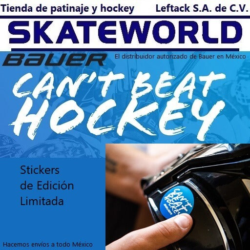 Stickers Bauer Can't Beat Hockey de Edición limitada de venta en Skateworld México