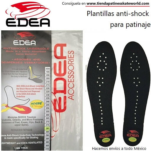 Plantillas anti-shock Noene de Edea para patines de venta en Skateworld México
