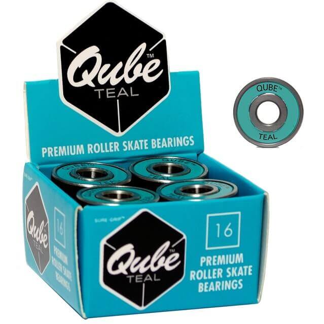 Baleros para patines QUBE Teal 8mm de Sure-Grip de venta en Skate World México