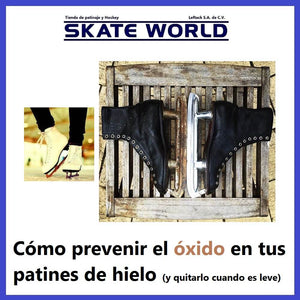 Evita o repara la oxidación de las cuchillas de tus patines de hielo