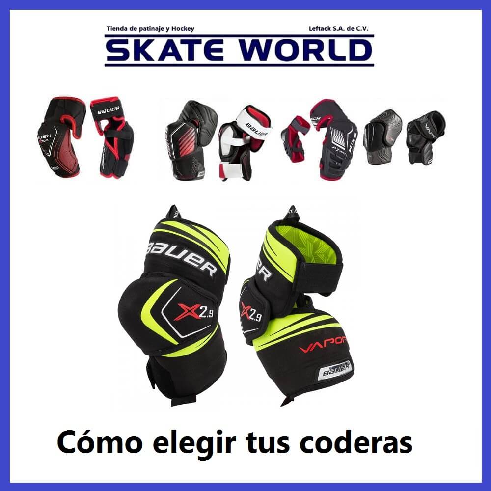 Guía Skate World para elegir las coderas de hockey correctas