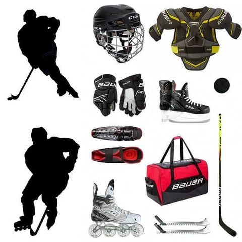Patines y artículos para hockey sobre hielo y ruedas