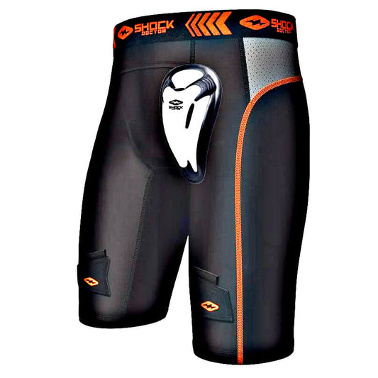 Shorts de hockey con copa protectora Shock Doctor de venta en Skate World México