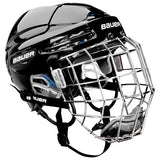 Casco de hockey Bauer 5100 con careta  color negro en tiendapatinesskateworld.com