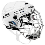 Casco de hockey Bauer 5100 con careta  color blanco en tiendapatinesskateworld.com