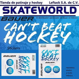 Stickers Can't Beat Hockey de Bauers, de venta en Skateworld México