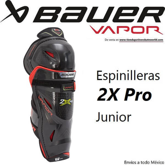 Espinilleras para hockey Bauer Vapor 2X Pro de venta en Skate World