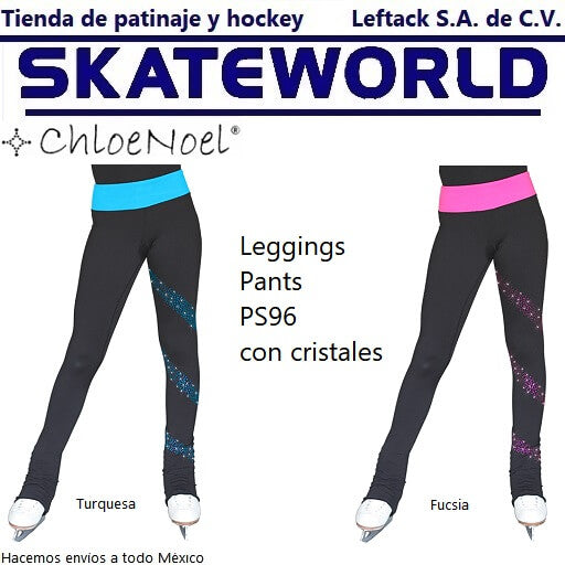 Leggings Pants para patinadora ChloeNoel modelo PS96 con cristales de venta en Skateworld México