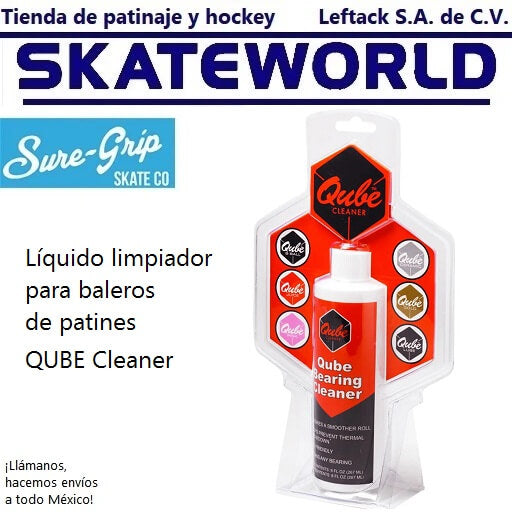 Líquido QUBE para limpiar baleros de venta en Skateworld México
