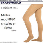 Mallas Chloe Noel para patinadora 8830 con cristales de venta en Skateworld México