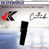 Medias para prácticas de hockey sobre hielo Kobe Sportswear color negro de venta en Skateworld México