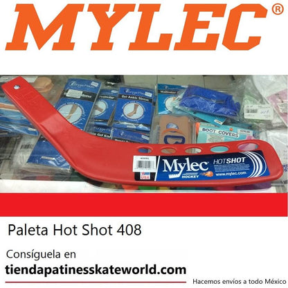 Paleta para stick de hockey Mylec Hot Shot Roja de venta en Skateworld México