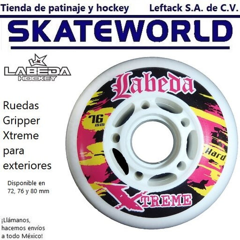 Ruedas para patines Labeda Xtreme Hard de venta en Skateworld México