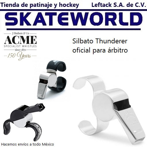 Silbato ACME thunderer oficial para árbitro de venta en Skateworld