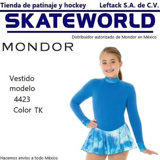 Vestido para patinaje Mondor modelo 4423 de venta en Skateworld México