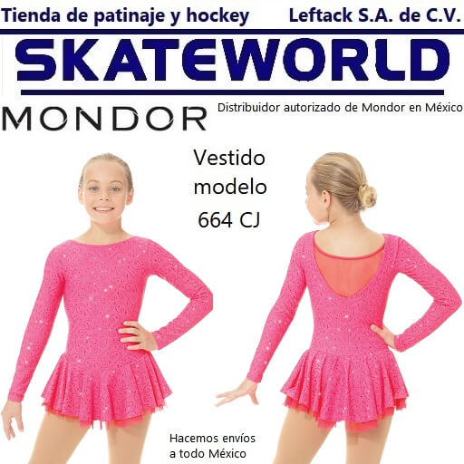 Vestido para patinaje Mondor modelo 664 de venta en Skateworld México