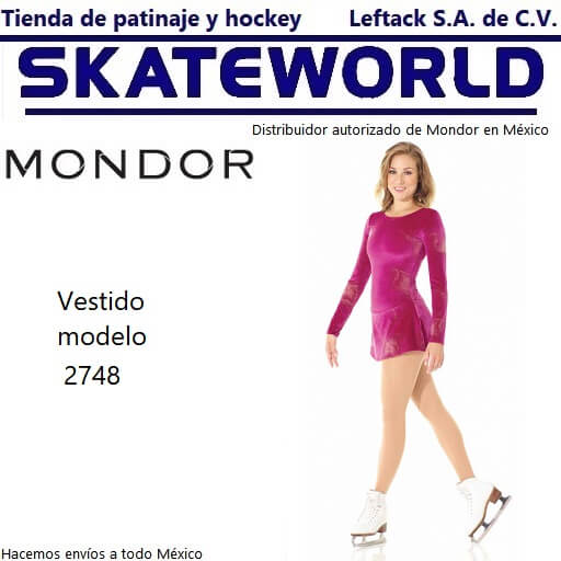 Vestido para patinaje Mondor modelo 2748 de venta en Skateworld México