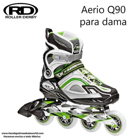 Patines inline Aerio Q-90 de Roller Derby para fitness dama de venta en Skateworld México