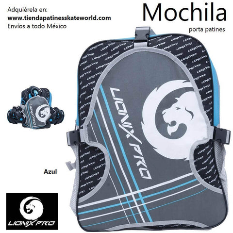 Mochila portapatines Lionix Pro para Inline de venta en Skateworld México