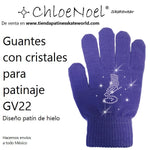 Guantes Chloe Noel GV22 con cristales para patinaje de venta en Skateworld México