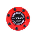 Puck rojo para hockey sobre ruedas Mylec Official de venta en Skate World México